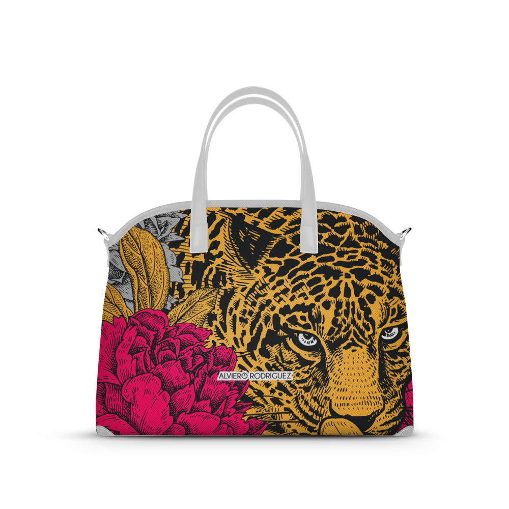 LADY BIANCA FLORAL LEOPARD