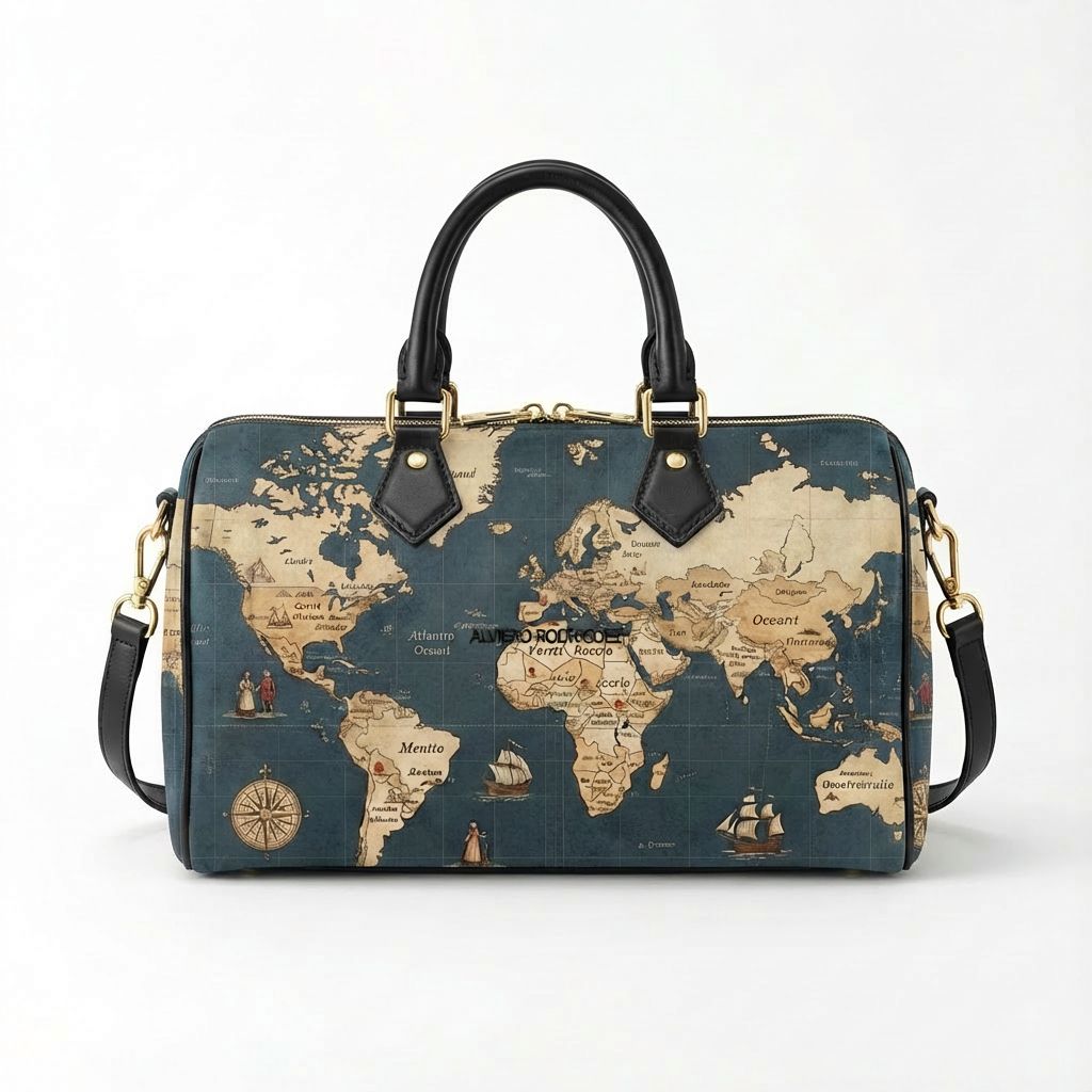 BAULETTO MAXI WORLD MAP GREEN
