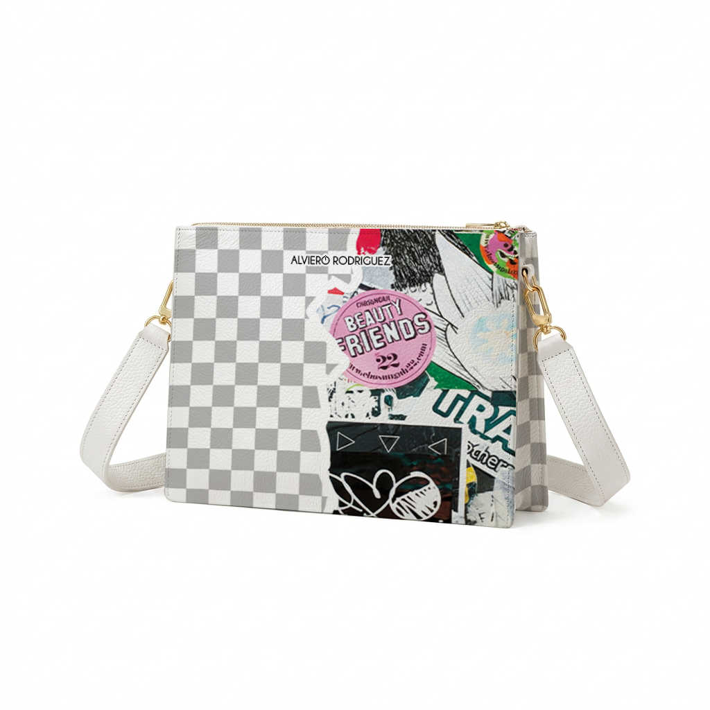BORSA LOLLYPOP STREET WHITE