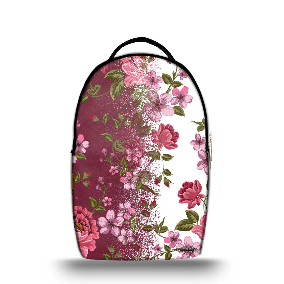 Zaino Imerial Flowers sfondo pink&white