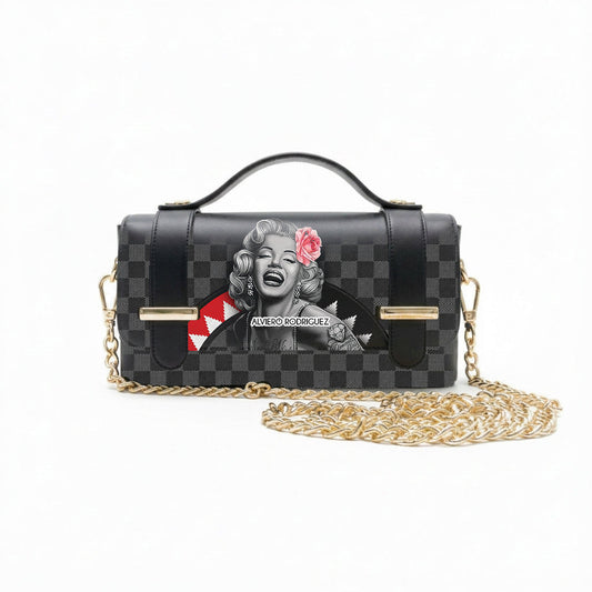 Borsa Chery Marilin Pattern Black