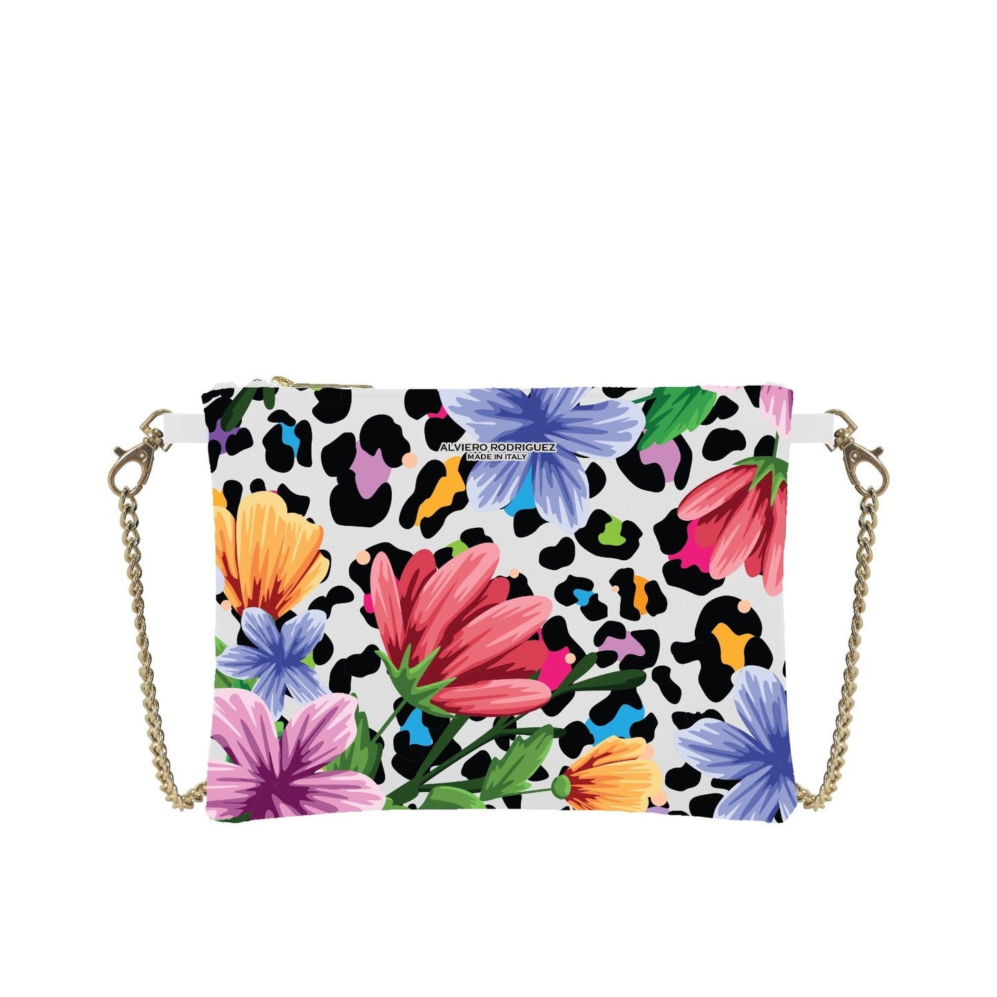 Pochette Teddy flower Leopard