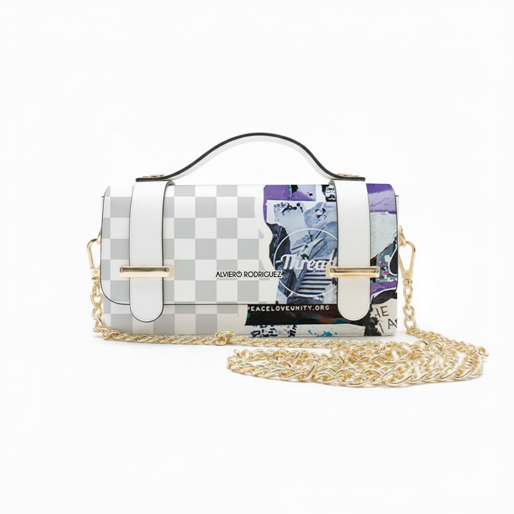 Borsa Chery Street Pattern White