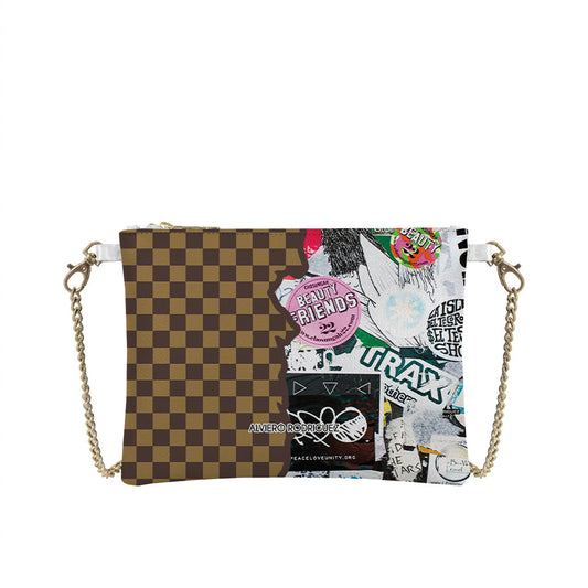 Pochette Teddy HALF BROWN