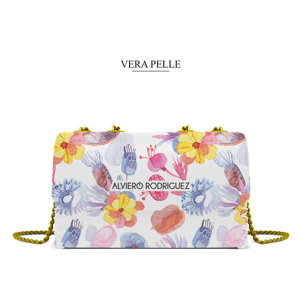 Borsa Madame Bianca Color Flowers