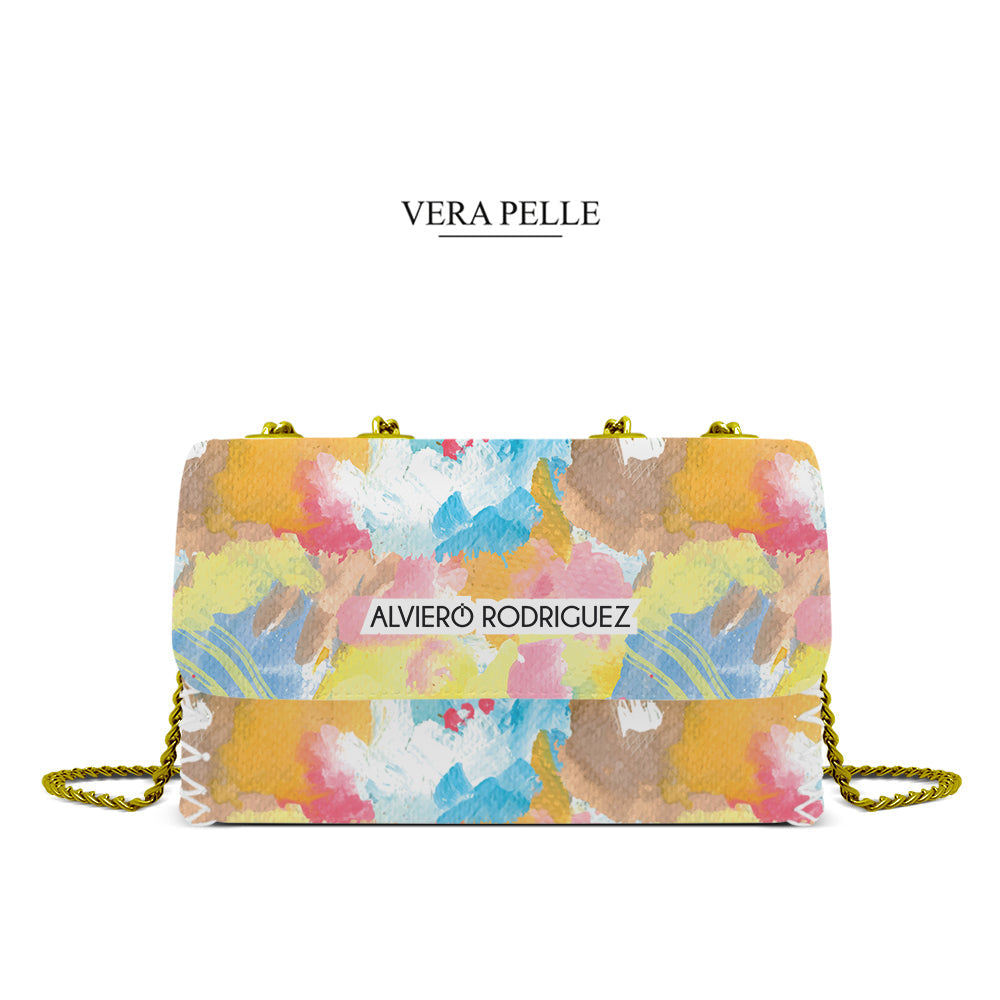 Borsa Madame Bianca Abstract Watercolors