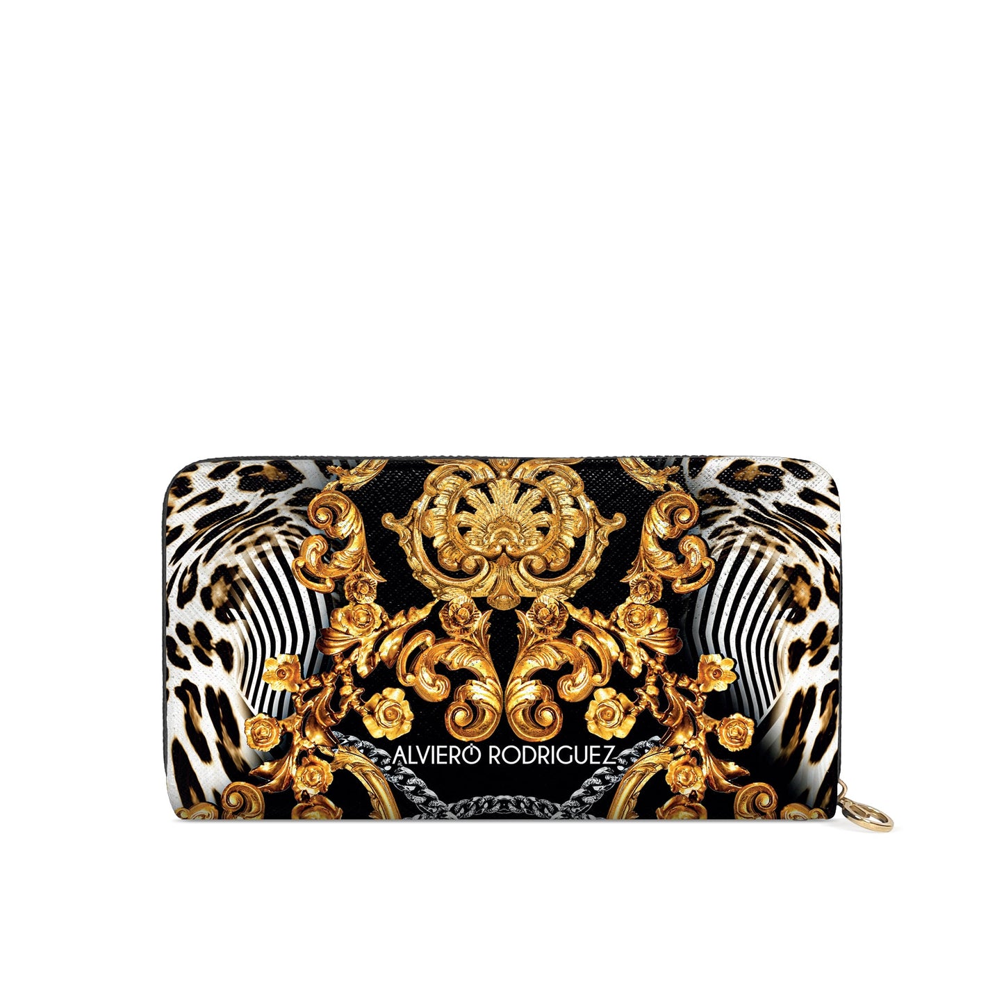 Portafogli Zip Baroque Leopard