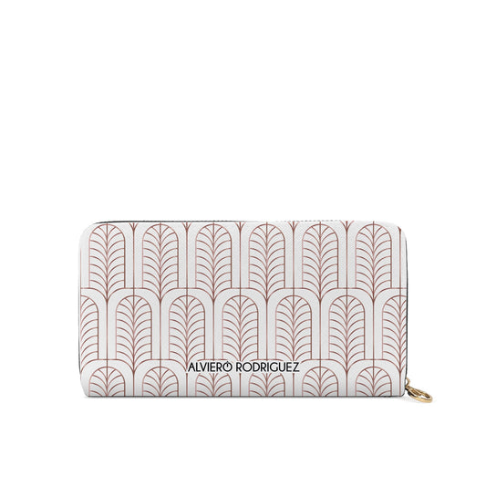 Portafogli Zip Bianco Arabic