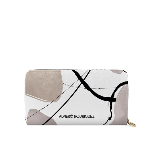 Portafogli Zip Bianco Fashion Ink