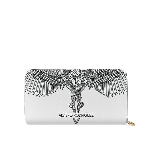 Portafogli Zip Bianco Gufo