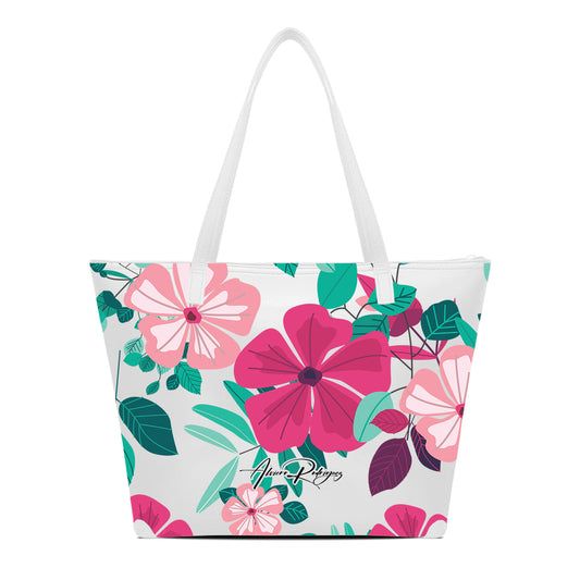 SHOPPER MAXI BIANCA FLOWER SEASON