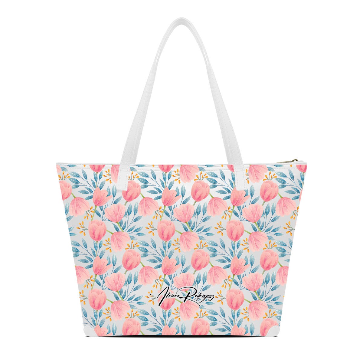 SHOPPER MAXI BIANCA WATERCOLORS FLORAL