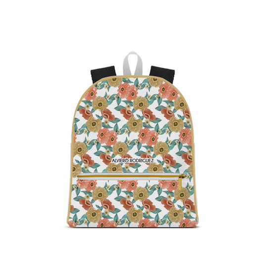 Zaino Michelle Bianco Drawn Floral