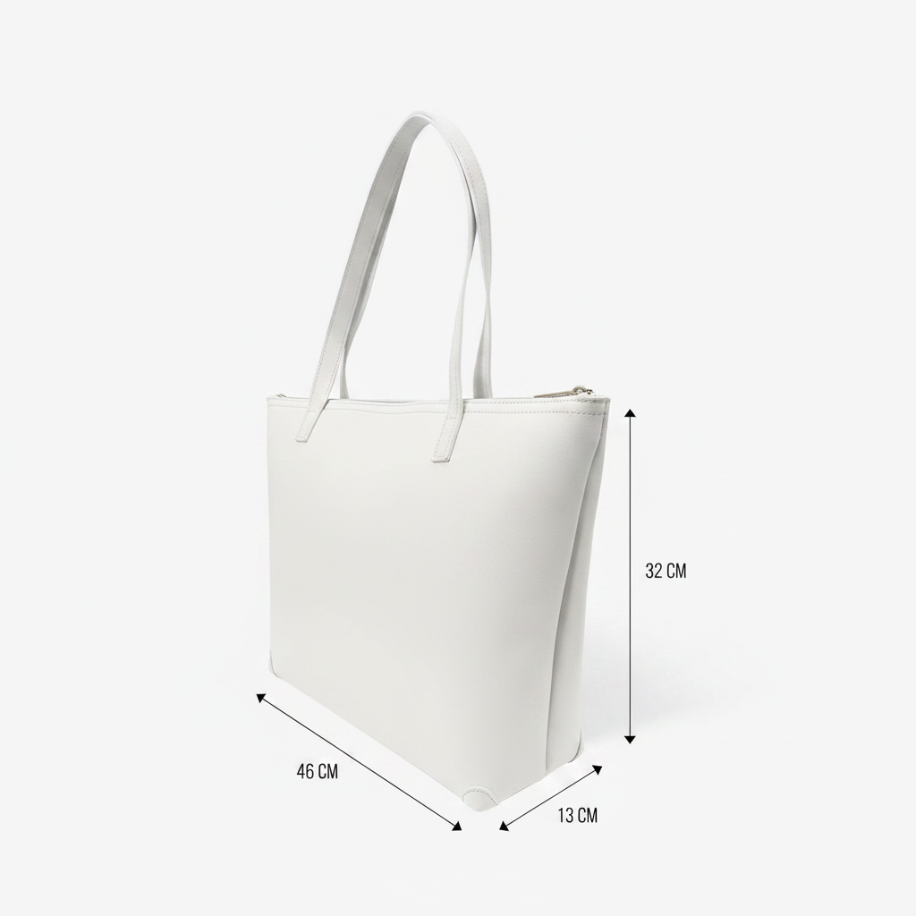 SHOPPER MAXI DOLLAR WHITE