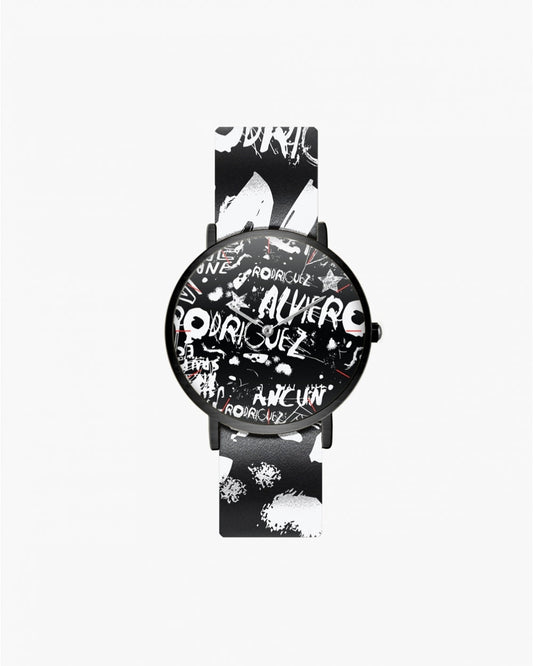 OROLOGIO NERO SPLATTER SCRIPT