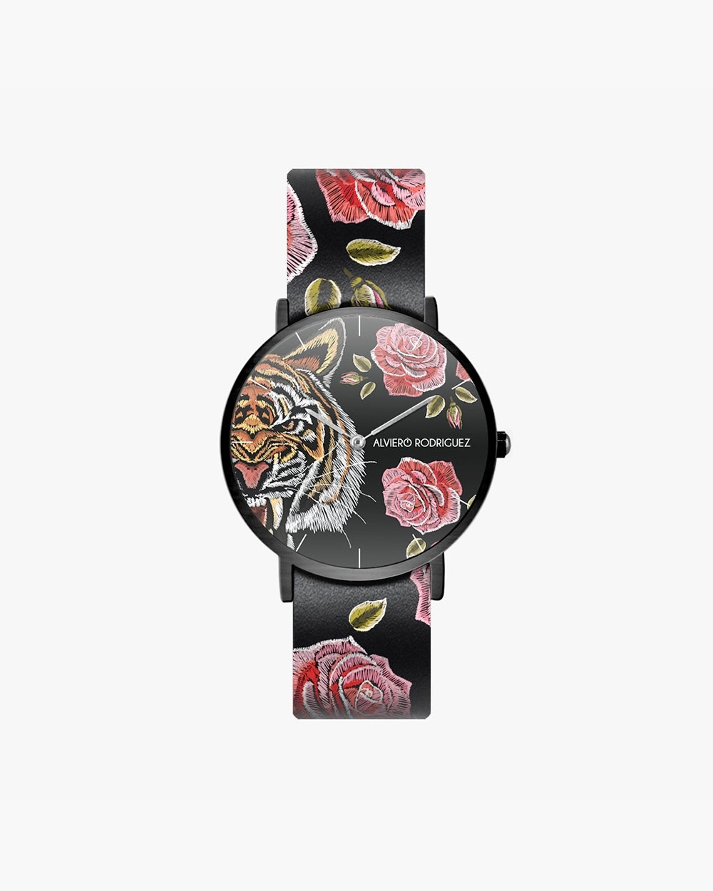 OROLOGIO NERO WILD TIGER