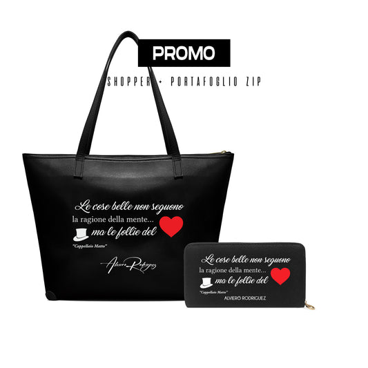 Promo Maxi Shopper + Portafoglio Zip Le Cose Belle